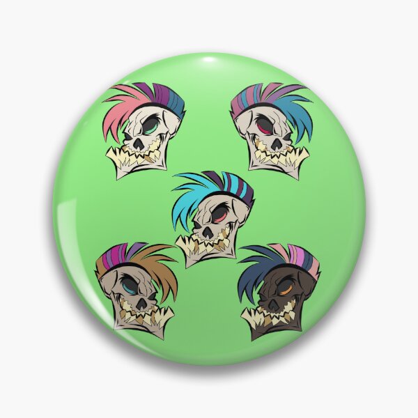 Item preview, Punk skulls designed and sold by Crochetamommy.