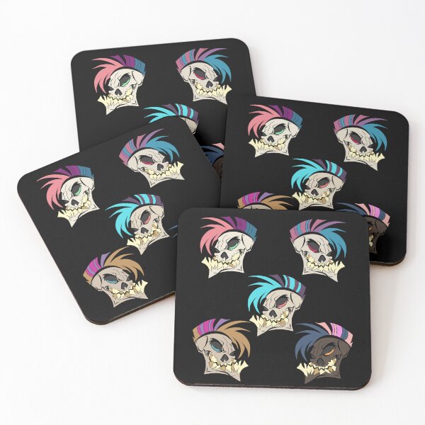 Item preview, Punk skulls designed and sold by Crochetamommy.