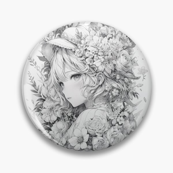 Item preview, Flowers and Girl designed and sold by kimCNe.