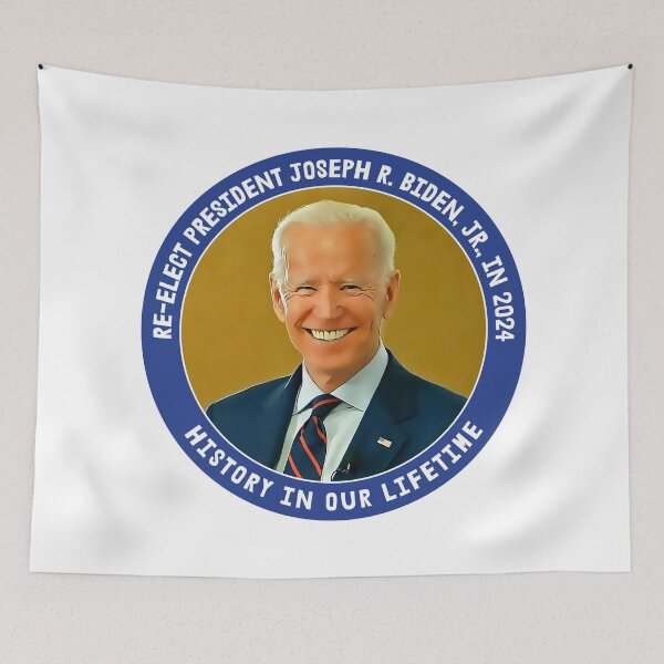 Item preview, Re-Elect President Joesph Biden Jr., in 2024. History in our Lifetime designed and sold by Neil Feigeles.