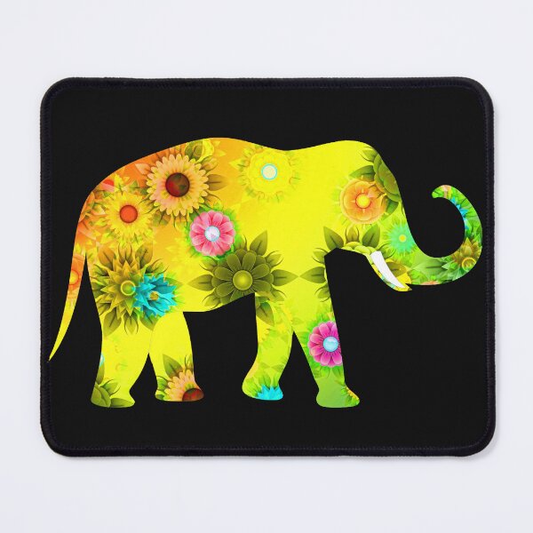 Item preview, Floral Elephant designed and sold by CraftyrCreator.