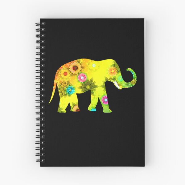 Item preview, Floral Elephant designed and sold by CraftyrCreator.