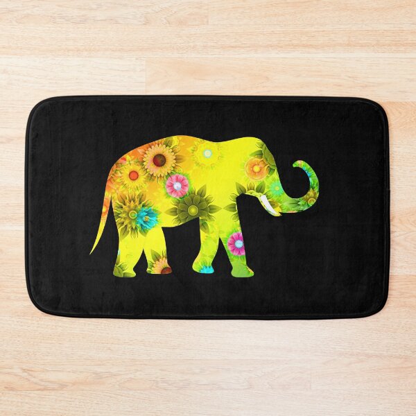 Item preview, Floral Elephant designed and sold by CraftyrCreator.