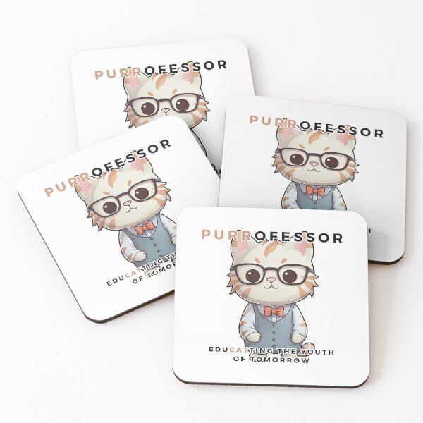 Item preview, Professor Meowmatics of Feline University (with text) designed and sold by PinotTeez.