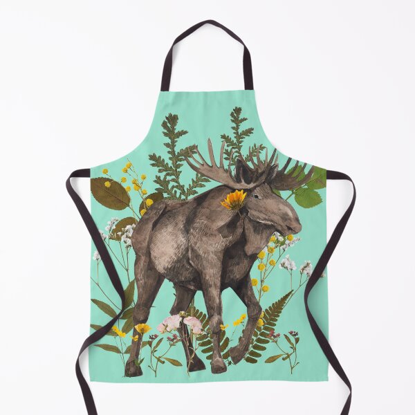 Item preview, Pressed Flowers Moose designed and sold by Ashley Gagnon.