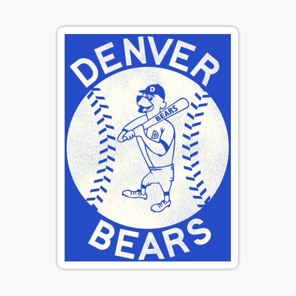 Retro Defunct Denver Bears Baseball Team Sticker For Sale By