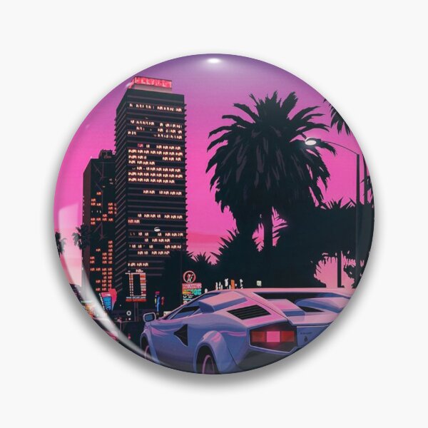 Item preview, Vice City Nights Aesthetic Art designed and sold by carmenehited.