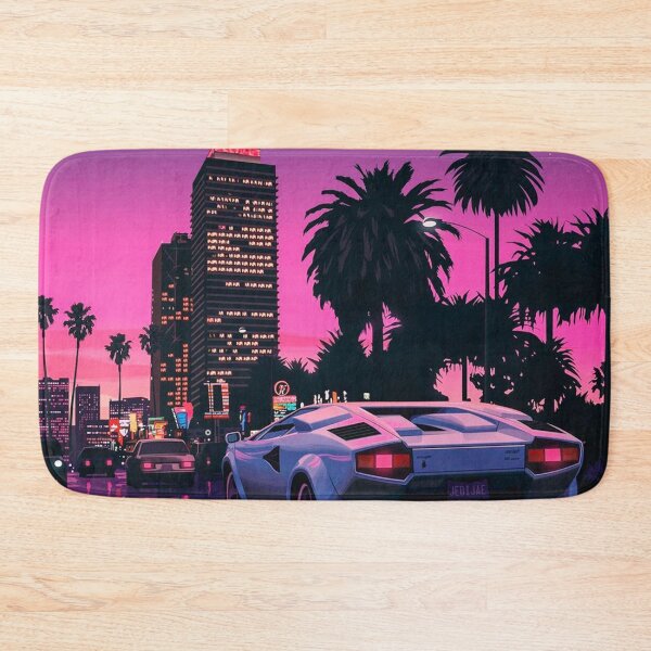 Item preview, Vice City Nights Aesthetic Art designed and sold by carmenehited.