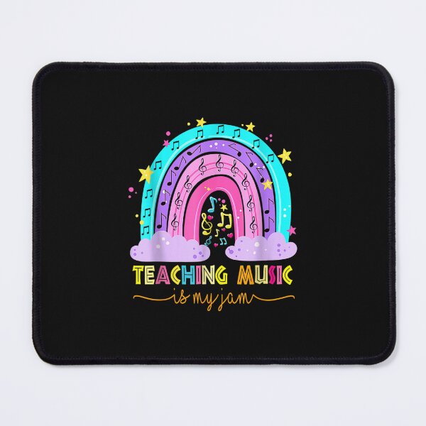 Item preview, Teaching Music Is My Jam Musical Teacher Rainbow designed and sold by teresabruno29.