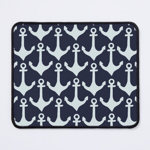 Item preview, Anchors Navy and Seafoam designed and sold by AnchoredMae.