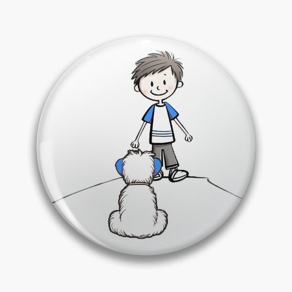 Item preview, Dog Meets Boy designed and sold by Cat & Puppy.