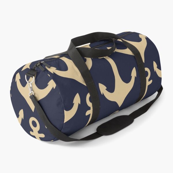 Item preview, Anchors Navy and Yellow designed and sold by AnchoredMae.