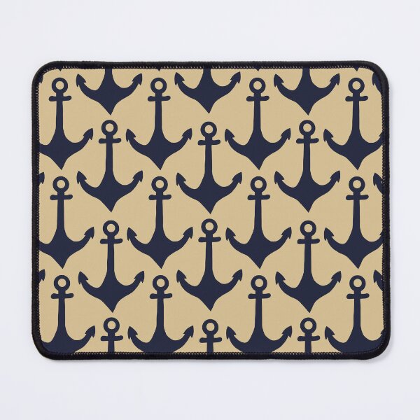 Item preview, Anchors Yellow and Navy designed and sold by AnchoredMae.