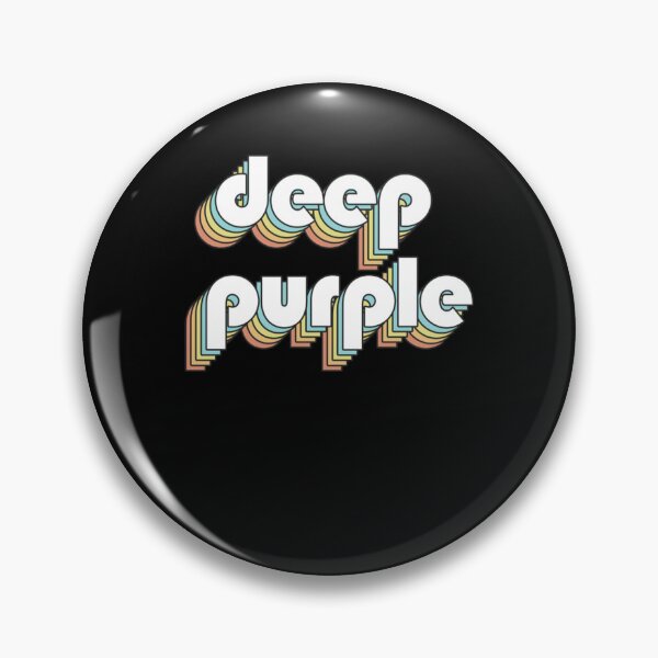 Item preview, Deep Purple - Retro Rainbow Typography Faded Style designed and sold by PatrickGoddu.