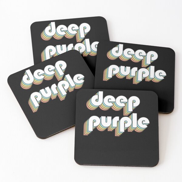 Item preview, Deep Purple - Retro Rainbow Typography Faded Style designed and sold by PatrickGoddu.