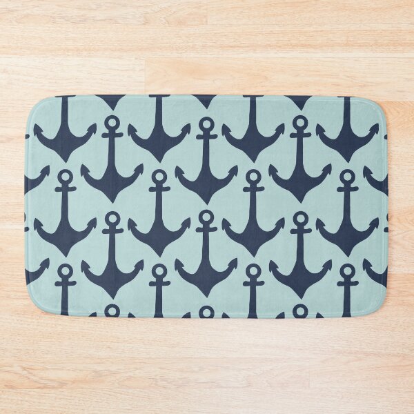 Item preview, Anchors Teal and Navy designed and sold by AnchoredMae.