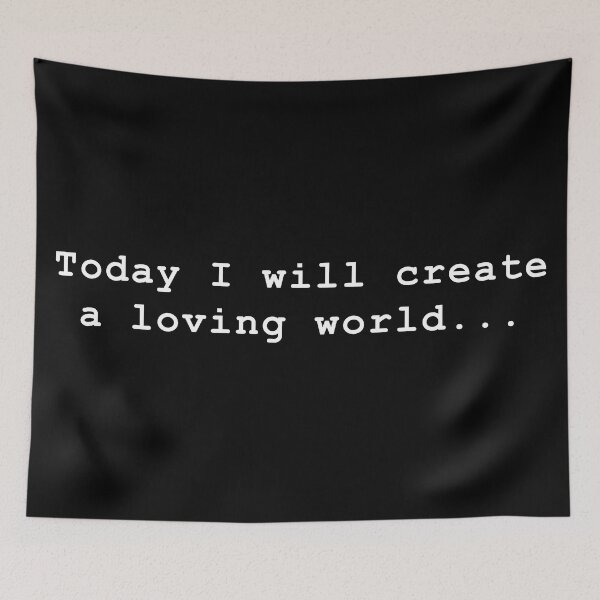 Item preview, Today I will create a loving world designed and sold by SandaArtDesign.