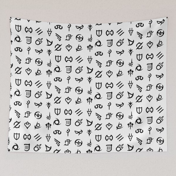 Item preview, FFXIV Job Icons [clean black pattern set] designed and sold by goddar-cherily.