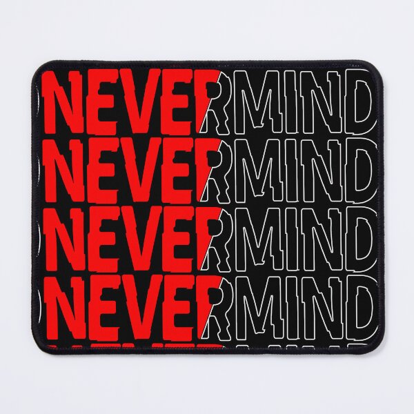 Item preview, word typograph nevermind ver. isemin designed and sold by Arramavis.