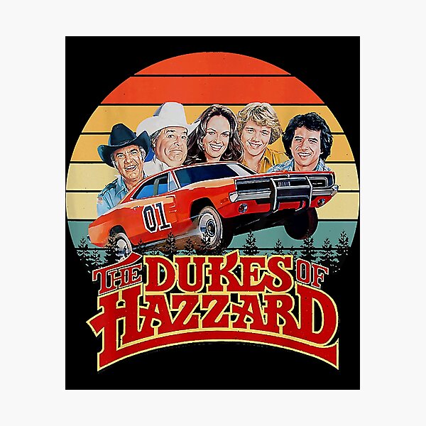Item preview, Retro Hazzard Cars Vintage Design Art The Dukes Music Season designed and sold by VintaNaturalsTE.
