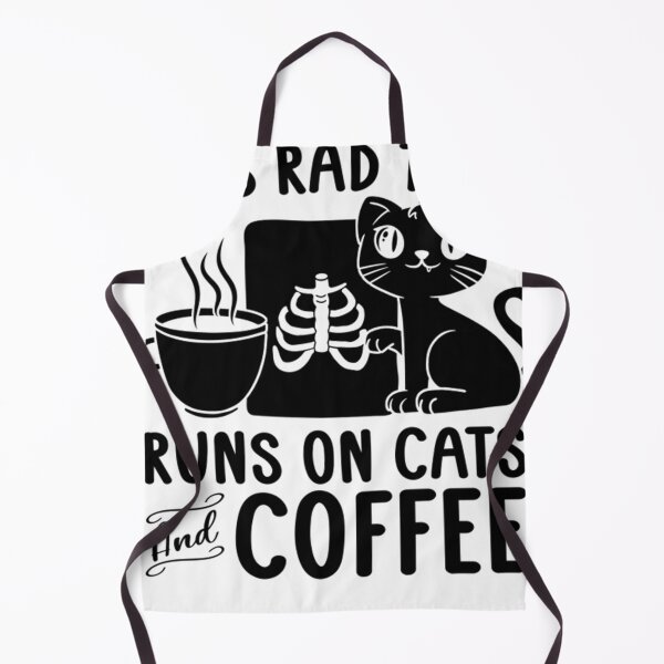 Item preview, Radiology Tech Radiologist Runs On Cats And Coffee designed and sold by TessLeffler.