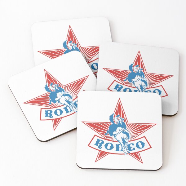 Item preview, American Rodeo Bronco Rider Cowboy Patriotic Red White Blue  designed and sold by StoneCrowDesign.