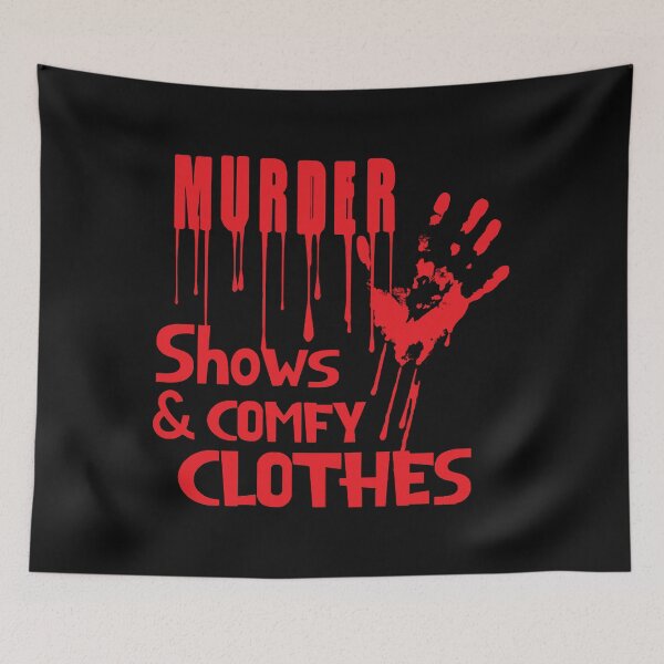 Item preview, Murder Shows Funny Handprint Bloody Serial Killer designed and sold by TessLeffler.