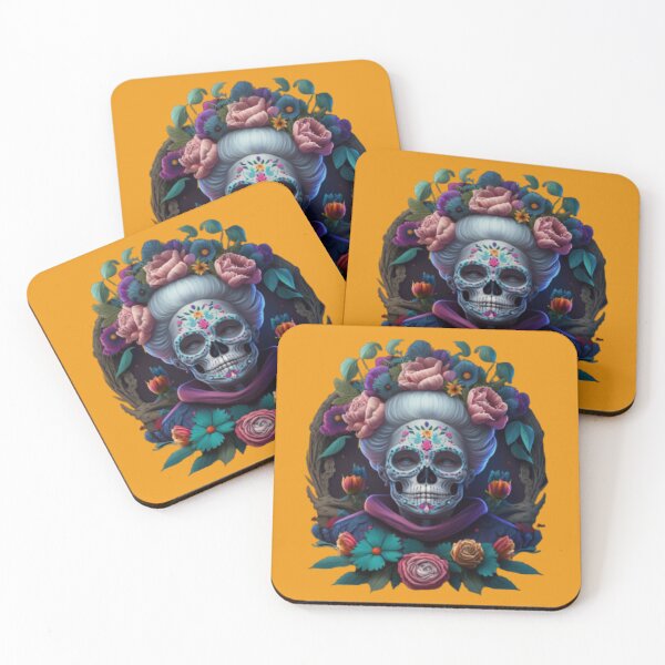 Item preview, Grandmother Catrina: A heartfelt design that pays tribute to our beloved grandparents, reminding us of their love and wisdom in the celebration of life designed and sold by RetroRevivals.