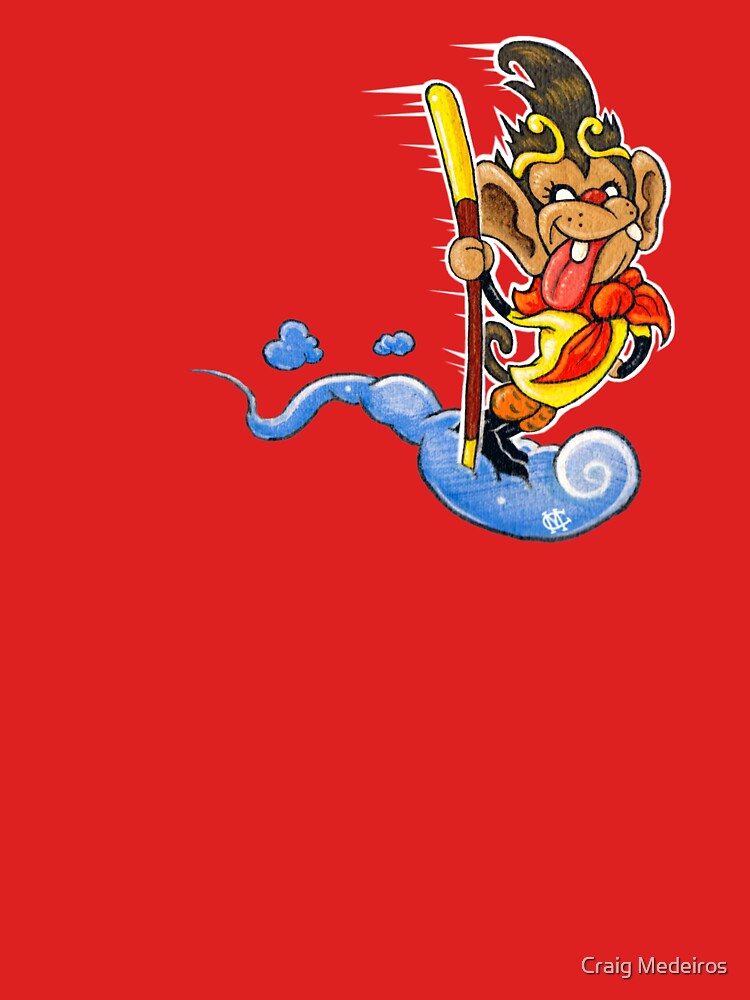 Thumbnail 7 of 7, Essential T-Shirt, The Monkey King designed and sold by Craig Medeiros.