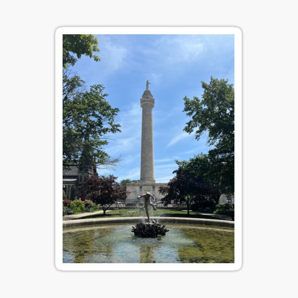 Item preview, Mount Vernon Place West Fountain designed and sold by BaltimoreanArt.