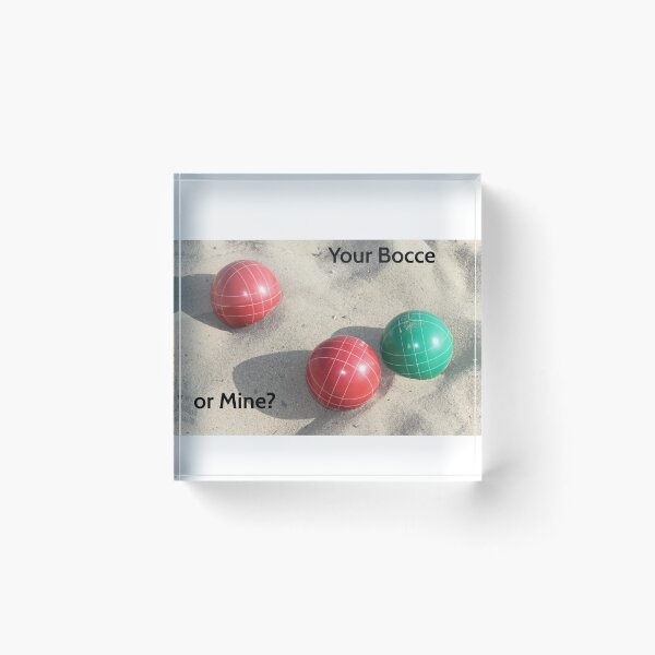 Item preview, Your Bocce or Mine? designed and sold by KATKattalestv.