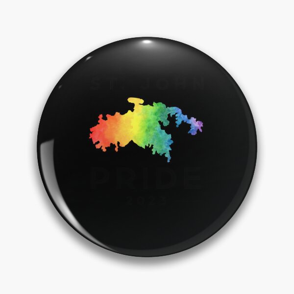 Item preview, St. John, VI Pride 2023 Watercolor  designed and sold by BruiningaDusk.