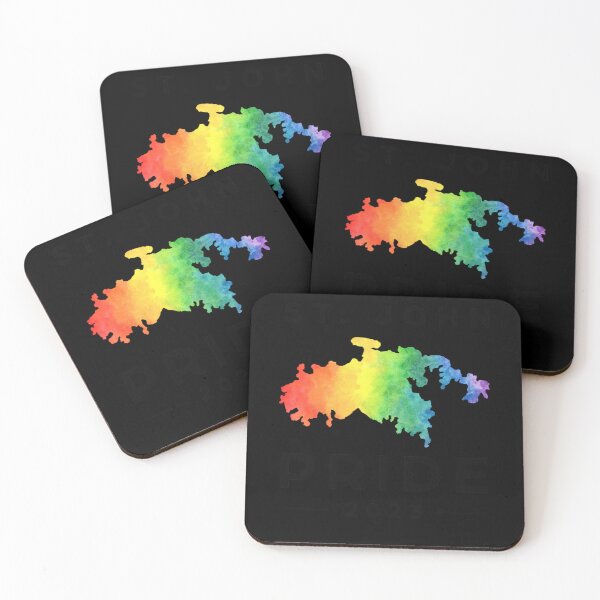 Item preview, St. John, VI Pride 2023 Watercolor  designed and sold by BruiningaDusk.