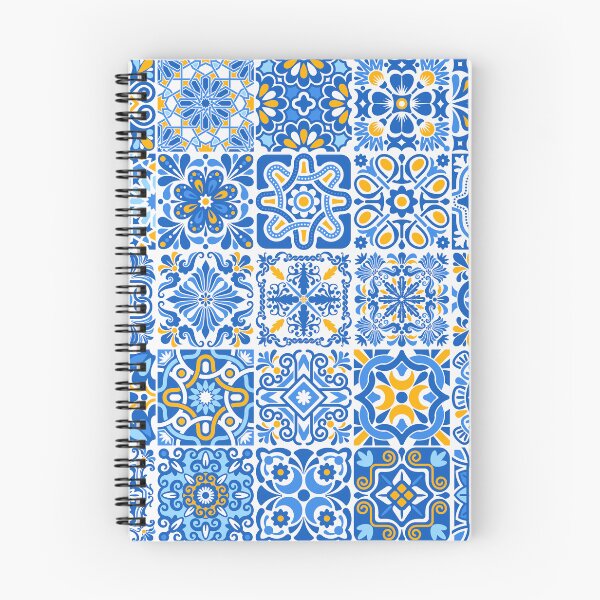 Item preview, Portuguese Tiles - Blue & Yellow designed and sold by PeachyLitchi.