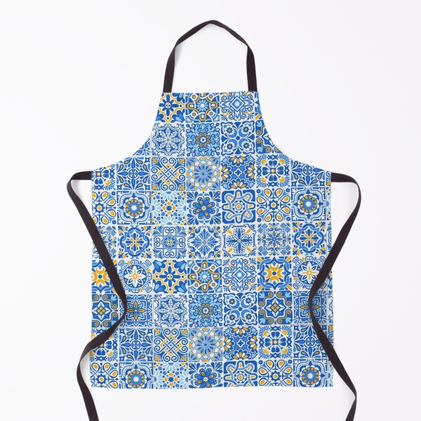 Item preview, Portuguese Tiles - Blue & Yellow designed and sold by PeachyLitchi.