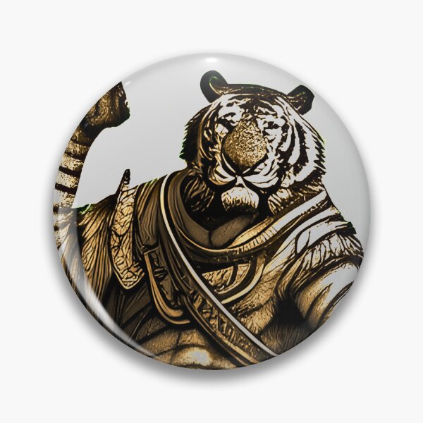 Item preview, flexing tiger man 2023 tileartwork designed and sold by tileartwork.