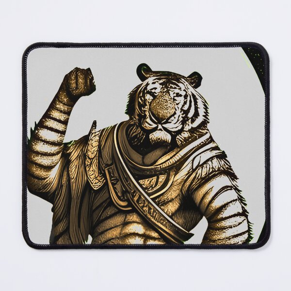 Item preview, flexing tiger man 2023 tileartwork designed and sold by tileartwork.