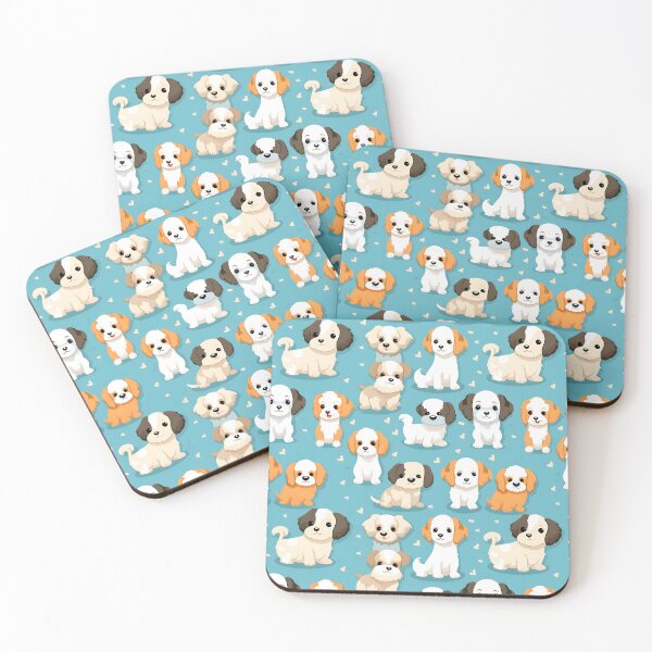 Item preview, Cute Puppies Pattern | Whimsical Dog Lover Design designed and sold by AdventurerPack.