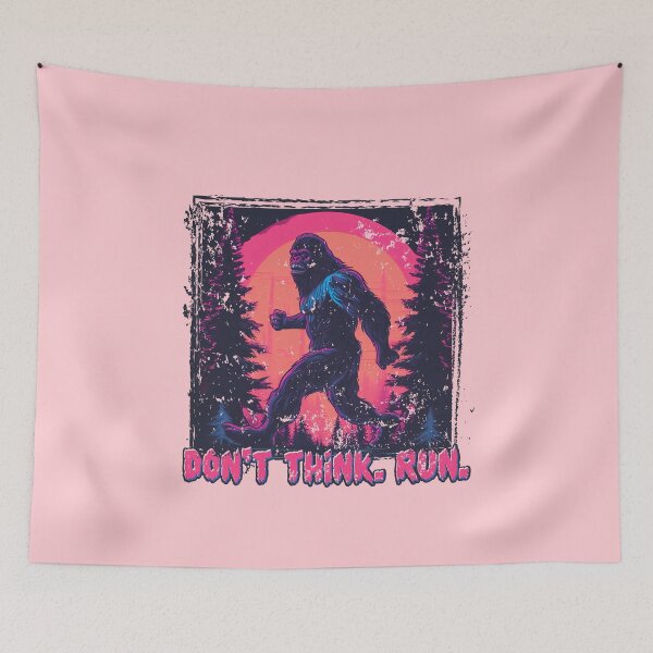 Item preview, Trail Runners Don't Think Run - Sasquatch alert! Mountains Enthusiast  designed and sold by GregInJapanShop.