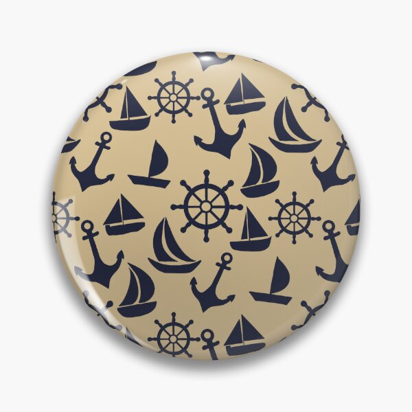 Item preview, Sailing Yellow and Navy designed and sold by AnchoredMae.