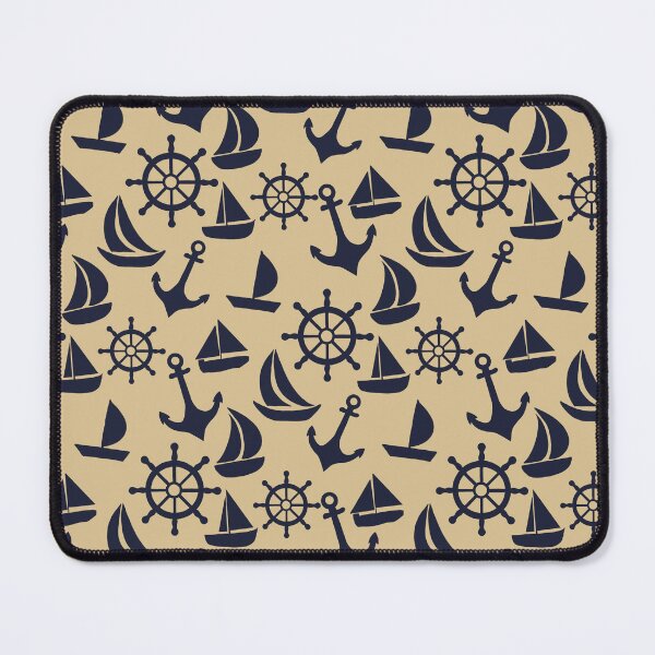 Item preview, Sailing Yellow and Navy designed and sold by AnchoredMae.