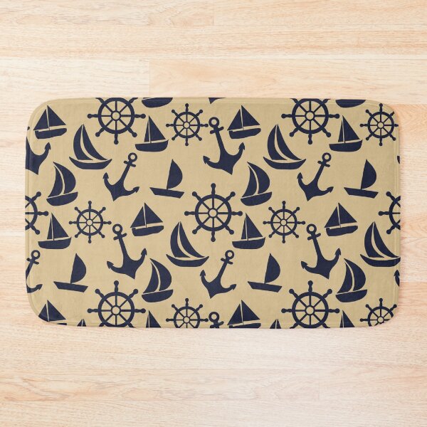 Item preview, Sailing Yellow and Navy designed and sold by AnchoredMae.