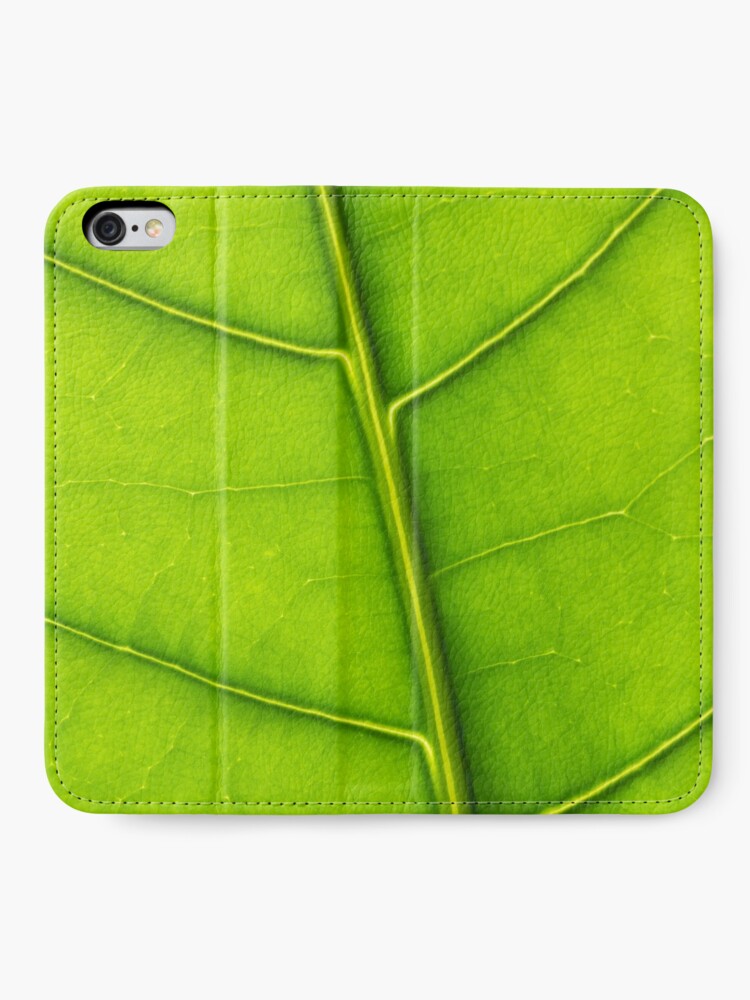 Alternate view of Eco green leaf iPhone Wallet