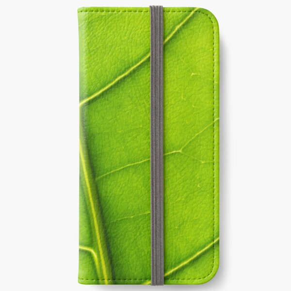 Eco green leaf iPhone Wallet