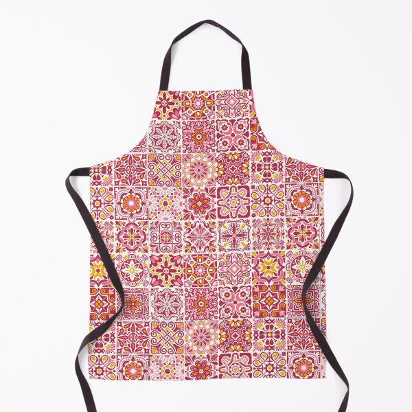 Item preview, Portuguese Tiles - Red & Yellow designed and sold by PeachyLitchi.