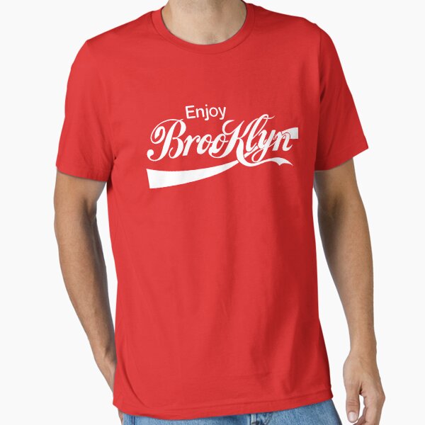 Vista previa del artículo con la obra «DISFRUTA BROOKLYN * rojo / blanco», diseñado y vendido por 4playbk.