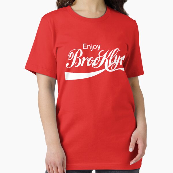 Vista previa del artículo con la obra «DISFRUTA BROOKLYN * rojo / blanco», diseñado y vendido por 4playbk.