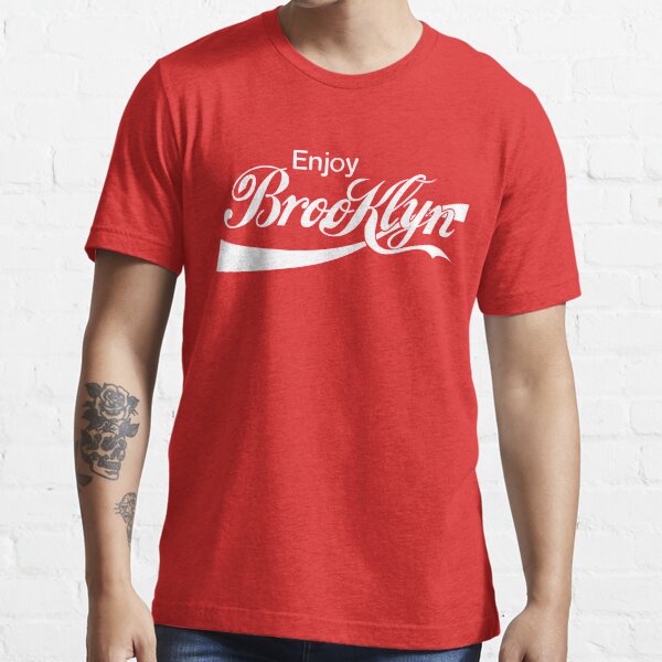 ENJOY BROOKLYN*red/wht Essential T-Shirt