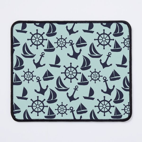 Item preview, Sailing Teal and Navy designed and sold by AnchoredMae.