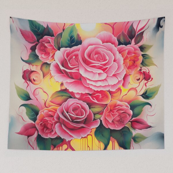 Item preview, Sunrise in the Garden of the Pink Rose designed and sold by TheCraftyG.